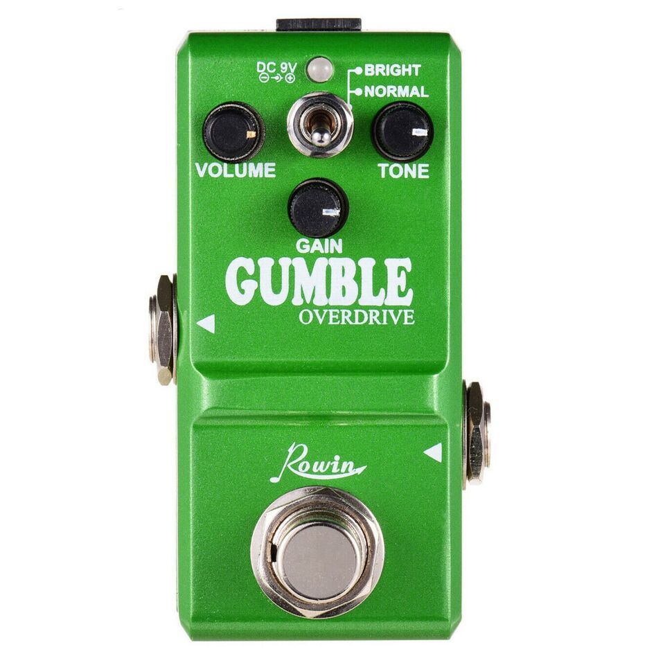 Rowin Gumble Nano Guitar Overdrive Effect Pedal True Bypass Full Metal S... - $31.80