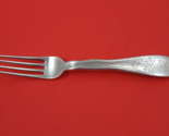Lap Over Edge Acid Etched By Tiffany Sterling Dinner Fork w/ clover 8&quot; - $503.91