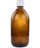 Medicine Amber Glass Bottles &amp; Cap 200ml for Tablets/Liquids | Child-res... - $3.20 CAD+