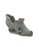Vintage Porcelain Miniature Victorian Shoe Slipper Made In Occupied Japa... - £8.96 GBP