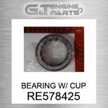 RE578425 BEARING W/ CUP fits JOHN DEERE (New OEM) - $672.30