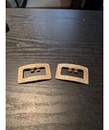 Tip Toe Signed Shoe Clips Vintage Gold Metal Tone TipToe - $294.23 MXN