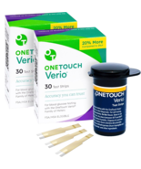 OneTouch Verio Test Strips for Diabetes Value Pack - 60 Count | Diabetic... - $47.54 CAD
