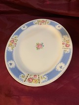 Vintage Homer Laughlin L40N6 Large 13 ¾” Oval Roses Serving Platter USA - £9.64 GBP