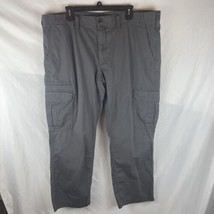 NWT Eddie Bauer Men&#39;s Ripstop Gray Charcoal Cargo Pants New 42x30 - £9.75 GBP