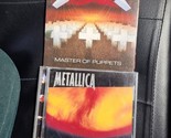 LOT OF 2 METALLICA CD: Master of Puppets (DIGIPAK) +RELOAD [COMPLETE] NO... - $11.87