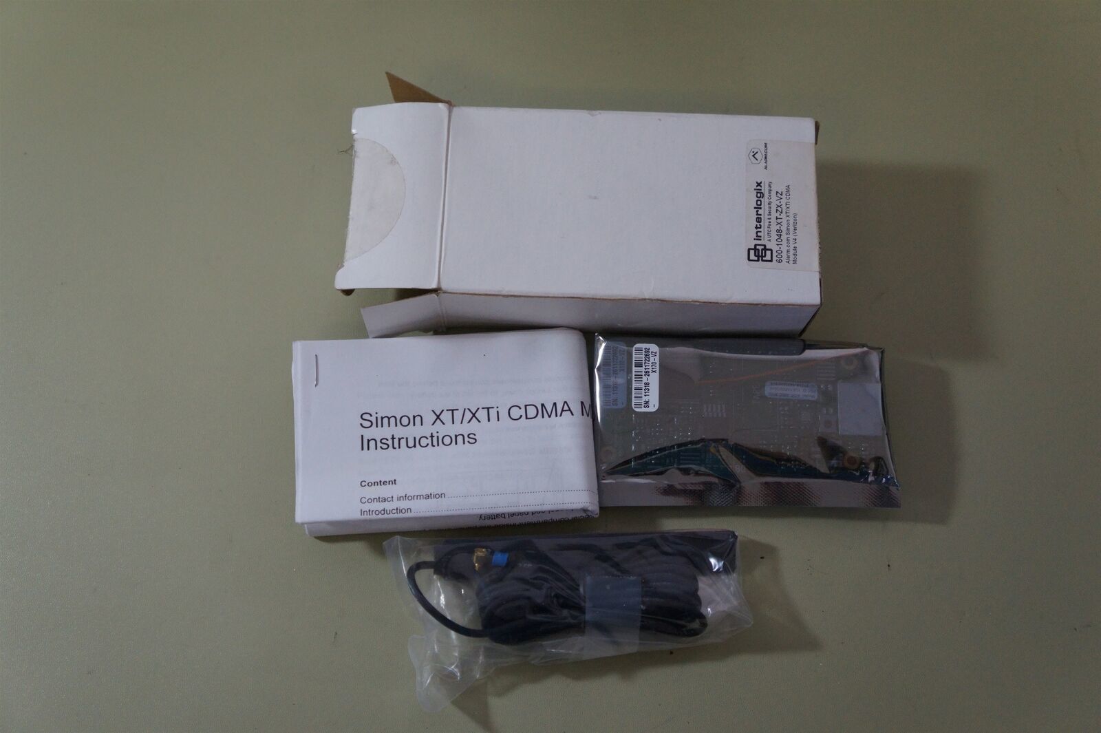 Interlogix 600-1048-XT-ZX-VZ Alarm.com Simon XT/XTI CDMA Module V4 (Veri... - $16.63