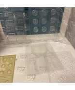 LOT OF 8 Vtg CHOCOLATE CANDY SOAP MOLD PARTY FAVORS Easter Butterflies E... - $17.81