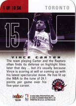 2003-04 Ultra Scoring Kings #1 SK Vince Carter Toronto Raptors - £5.01 GBP