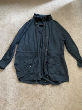 Torrid Women&#39;s Hoodie Blazer Jacket Long Sleeves Full Zip 1 Buttons Black Pocket - £18.16 GBP