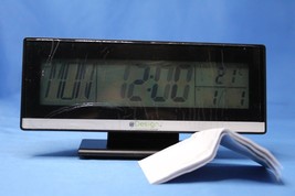 Design Black Digital Battery Operated Clock No Box Instructions Included Travel - £9.95 GBP