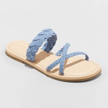NEW Women&#39;s Hilda Braided Strappy Footbed Sandals - Universal Thread 11 - £18.06 GBP