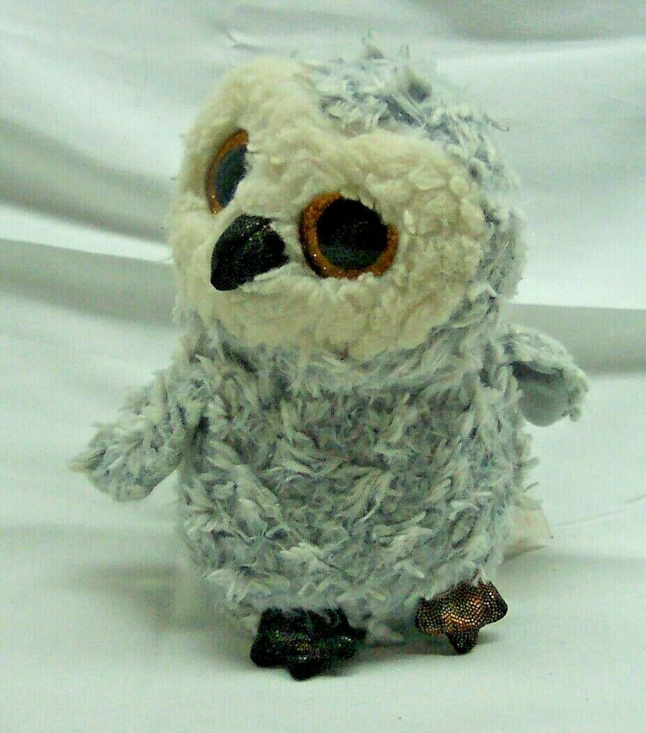 TY Beanie Boos BIG EYE OWLETTE THE OWL 6&quot; Plush STUFFED ANIMAL Toy - $14.85
