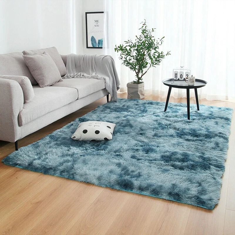 Inyahome Thick Carpet for Living Room Plush Rug Children Bed Room Fluffy... - £12.25 GBP+