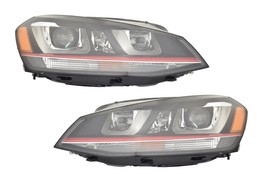 Fit Volkswagen Golf Gti 2014-2017 Curve Led Headlights Head Lights Lamps Pair - £1,156.06 GBP