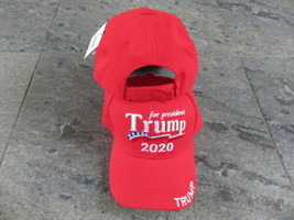 Trump for President 2020 all embroidered 100% cotton American flag cap MAGA US - £16.06 GBP