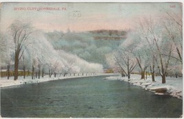 Irving Cliff Honesdale Pennsylvania PA Postcard 1909 Oklahoma Kingfisher - £2.33 GBP