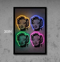 Marilyn Monroe Neon Portrait | LED Neon Sign, Home Decor, Gift Neon light - $40.00+