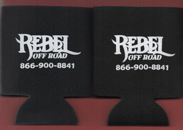 (2) new Rebel off Road Koozie&#39;s free shipping to USA jeep - $7.79