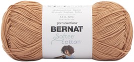 Bernat Softee Cotton Yarn-Sandstone - £21.09 GBP