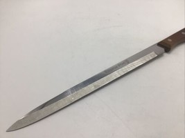 Emperor Steel Slicing Knife 10.5&quot; Blade JAPAN Wood 3 Rivet Handle Full T... - $17.14