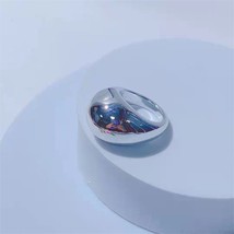 Er color multicolor oval geometric irregular acrylic resin rings for women index finger thumb200