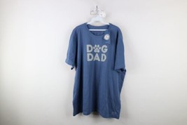 New Life Is Good Mens 2XL XXL Spell Out Crusher Dog Dad Short Sleeve T-Shirt - $44.50