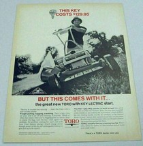 1969 Print Ad Toro Whirlwind Lawn Mower with Key-Lectric Starters - $13.60