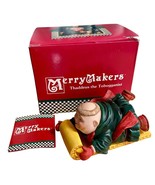 Dept 56 Merry Makers Thaddeus the Tobogganist Original Box Vintage Taiwan - $222.50 MXN