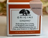 ORIGINS Ginzing Refreshing Eye Cream to Brighten &amp; Depuff - Original - N... - £18.24 GBP