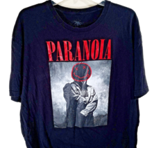 Goth T-Shirt Paranoia X-Large Black Paradise Lost Smiling Emoji - $111.75