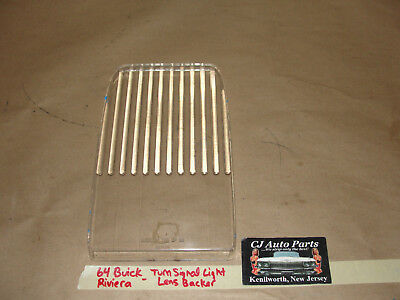 OEM 64 Buick Riviera TURN SIGNAL LIGHT LENS BACKER (INSIDE LIGHT GRILL H... - $36.62