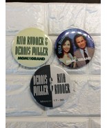 3 1980&#39;s Rita Rudner &amp; Dennis Miller MGM Grand 3&quot; Pinback Button Comedy - $393.73 MXN
