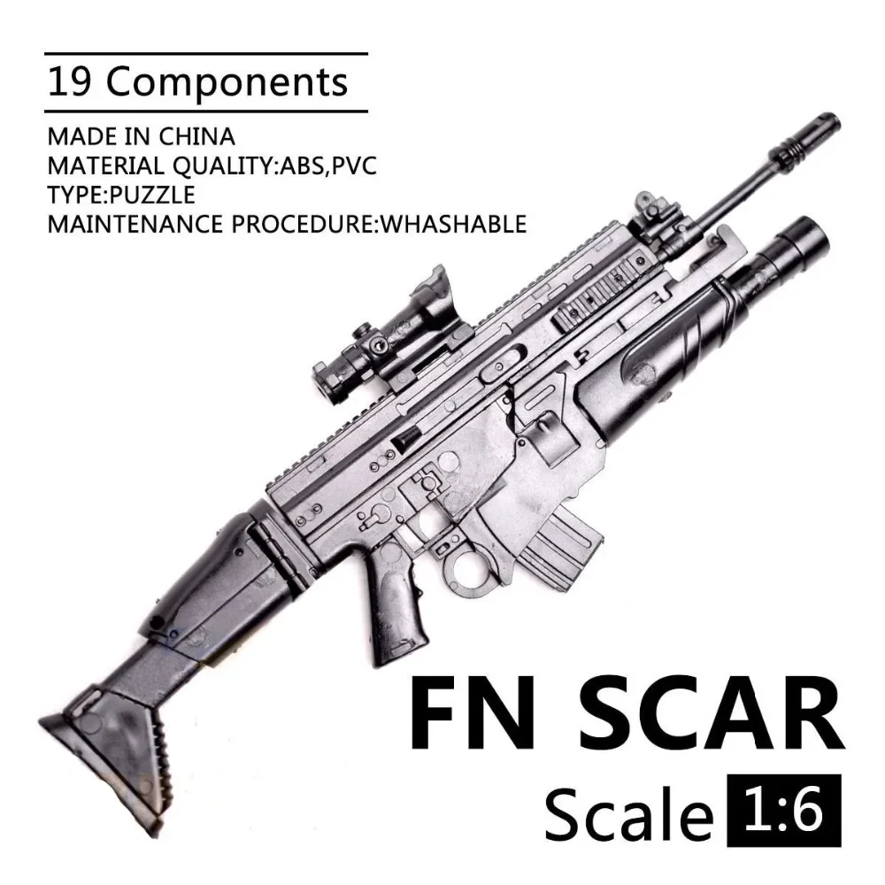 Trending Now | FN SCAR - 1/6 Scale AK47 Plastic Gun Toy 4D Assembly Mode... - £13.06 GBP