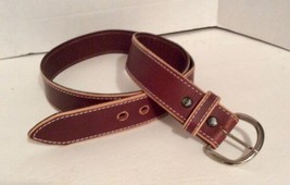 Mens Full Grain Genuine Cowhide Leather Jean Belt, 1-1/2&quot; Wide..Free Shipping - £26.02 GBP
