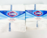 Clorox Dish Cloth 2pk White Anti Microbial Bleach Safe Kitchen Blue Dot ... - $14.46