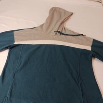 BCG Men's Green & Gray Pullover Long Sleeve Hoodie Sweatshirt Pockets Size XL  image 6
