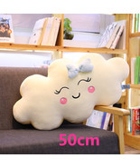 Giant Cloud Plush Pillow Soft Cushion Lovey Smile Cloud Stuffed Plush To... - £21.72 GBP