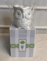 Scentsy Whoot Owl Ceramic Plug In Night Light Wax Warmer NIB! - $19.99