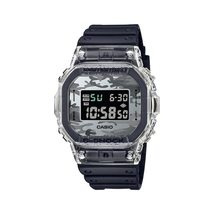 Casio Men Watch G-Shock Square Digital Black Dial, Black/Camouflage Grey... - £78.72 GBP