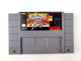 Metal Combat Falcon&#39;s Revenge Super Nintendo SNES Video Game Cartridge - £11.62 GBP