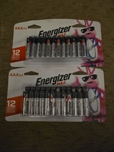 2 Pks AAA Energizer Max Alkaline Batteries 24 Pack(N05) - £17.89 GBP