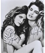 CINDY CRAWFORD &amp; STEPHANIE SEYMOUR Signed Photo x2 - Supermodels w/coa - $329.00