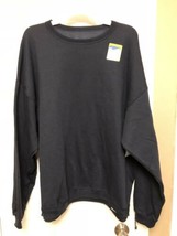 BNWTS Men&#39;s Hanes Premium Fleece Sweatshirt With Fresh IQ SX 2XL NAVY - £15.35 GBP