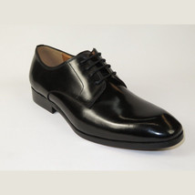 Men's Shoes Steve Madden Soft Leather upper Lace Up Parsens Black image 10