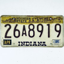 1984 United States Indiana Hoosier Passenger License Plate 26A8919 - £14.78 GBP