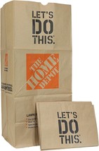 The Home Depot 49022-25PK Heavy Duty Brown Paper Lawn and Refuse Bags for Home a - £36.67 GBP