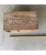 Vtg Hercules Powder High Explosives 50lb Wood Shipping Crate Box ICC-15A 65 - $199.16 CAD