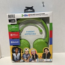 Bluetooth Headphones Altec Lansing - Kid Safe 3-in-1 Wireless with Mic and Wired - £6.86 GBP