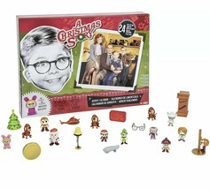 A Christmas Story Advent Calendar 25 Piece Figures Jakks Movie Pop-up House - £23.73 GBP